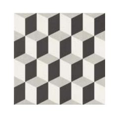   Realonda Hanoi Cube Grey 33x33 -klasszikus cementlap mintás járólap
