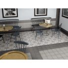 Art Nouveau Charcoal Grey 20x20