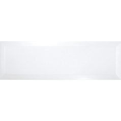 Metro Bisel Blanco Brillo 10x30 fózolt fényes fehér metro csempe