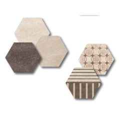 Hexatile Cement Mink17,5x20 hatszögletű járólap