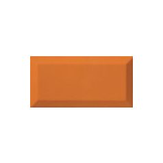 Metro Bisel Naranja Brillo 7,5x15 