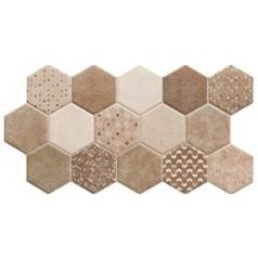 Habitat Hex Sand 26,5x51 hexagon mintás járólap