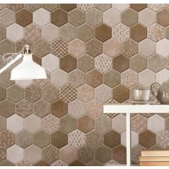 Habitat Hex Sand 26,5x51 hexagon mintás járólap