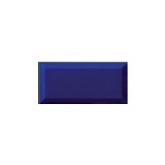 Bisel Azul Brillo 10x20 Fózolt Metro csempe