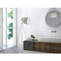 Metro Blanco Liso Brillo 7,5x15 sima metro csempe