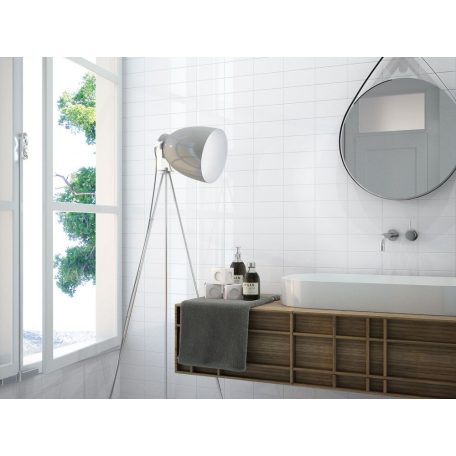 Metro Blanco Liso Brillo 7,5x15 sima metro csempe