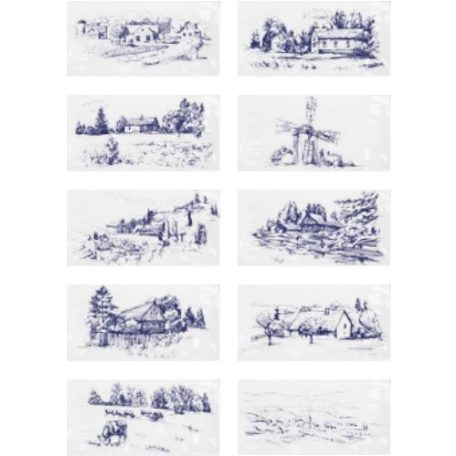 Artisan Farm Decor Mix 10x20 rusztikus metro csempe dekor