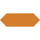 Picket /nyíl/ Orange fényes sima hatszög 10x30 narancs fali csempe