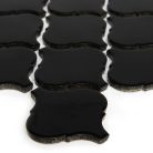Arabesco Black Mini 27,6x25 mozaikcsempe 