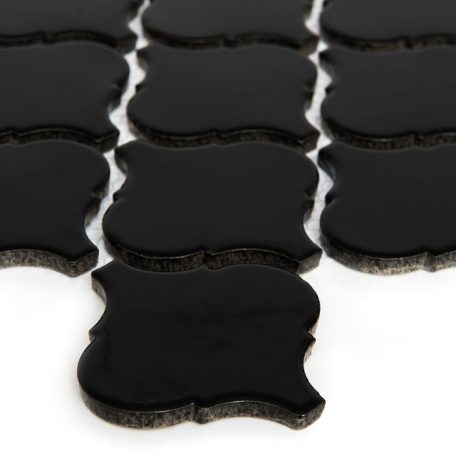 Arabesco Black Mini 27,6x25 mozaikcsempe 
