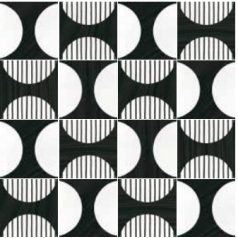 Deco Moonlight B&W 20x20 cementlap hatású járólap