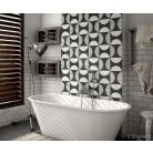 Deco Moonlight B&W 20x20 cementlap hatású járólap