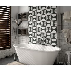 Deco Moonlight B&W 20x20 cementlap hatású járólap