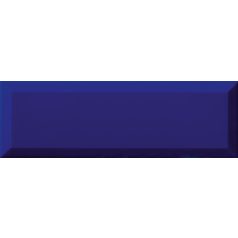 Metro Bisel Azul Brillo 10x30 fózolt fényes metro csempe