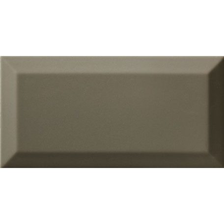 Metro Dark Grey Bisel Brillo 7,5x15 metro csempe