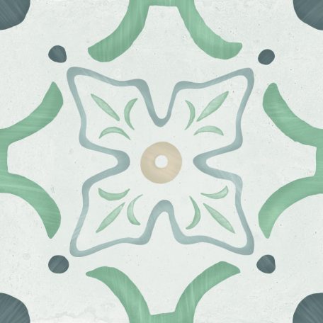 Peronda Harmony Sirocco Green Flower  R10  22,3x22,3  járólap