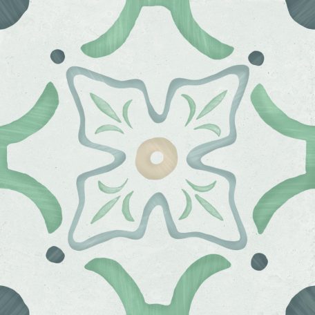 Peronda Harmony Sirocco Green Flower  R10  22,3x22,3  járólap