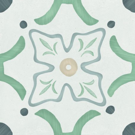 Peronda Harmony Sirocco Green Flower  R10  22,3x22,3  járólap