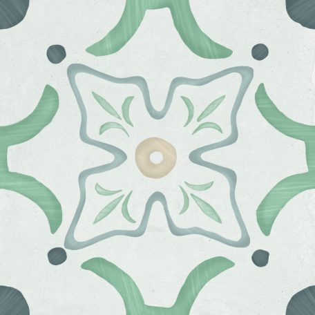 Peronda Harmony Sirocco Green Flower  R10  22,3x22,3  járólap
