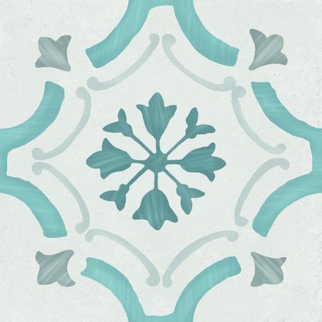 Peronda Harmony Sirocco Blue Ornate R10  22,3x22,3  járólap