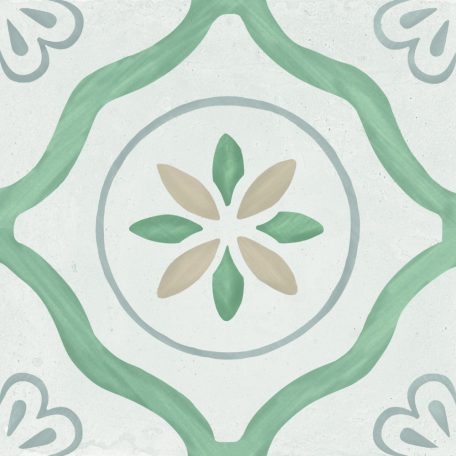 Peronda Harmony Sirocco Green Petals R10  22,3x22,3  járólap