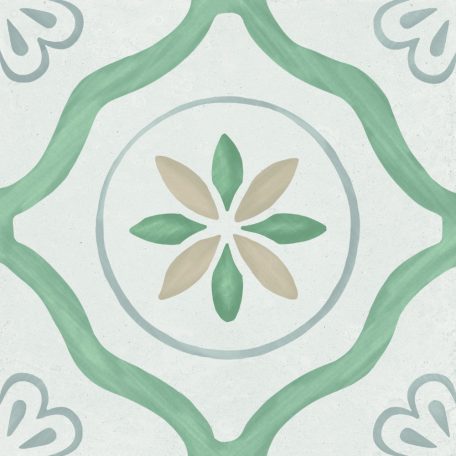 Peronda Harmony Sirocco Green Petals R10  22,3x22,3  járólap