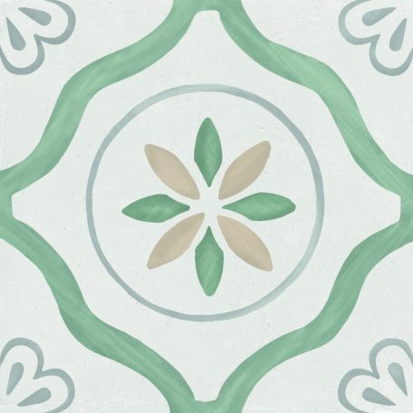 Peronda Harmony Sirocco Green Petals R10  22,3x22,3  járólap