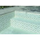 Peronda Harmony Sirocco Green Petals R10  22,3x22,3  járólap