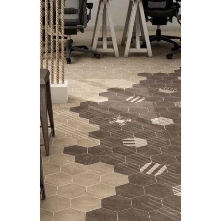 Hexatile Cement GEO Sand 17,5x20 hatszögletű járólap dekor