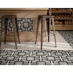 Equipe Caprice Deco Metropolitan B&W 20x20