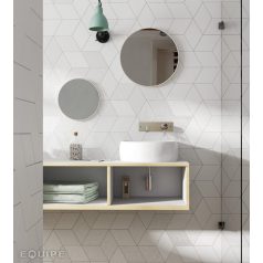 Rhombus Smooth White 14x24