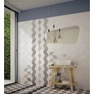 Rhombus Smooth White 14x24