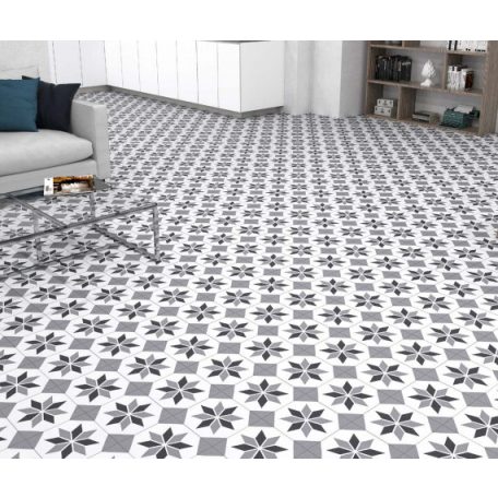Peronda Duomo Styles Cayrel Star CharcoalL 45,2x45,2