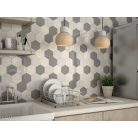 Hexagon Dark Grey 12,4x10,7