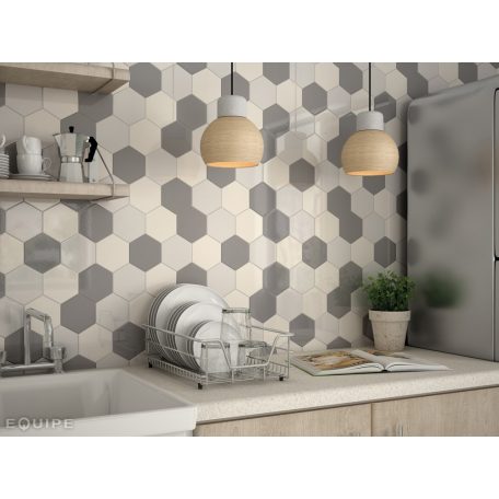 Hexagon Dark Grey 12,4x10,7