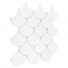 Mini Fish Scale White 