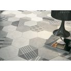 Hexatile Cement Grey 17,5x20 hatszögletű járólap