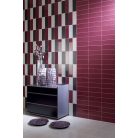 Metro Liso Flat Blanco Mate 10x30 matt fehér sima metro csempe