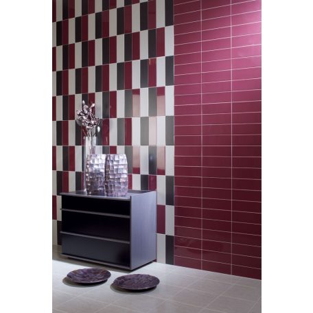 Metro Liso Flat Blanco Mate 10x30 matt fehér sima metro csempe