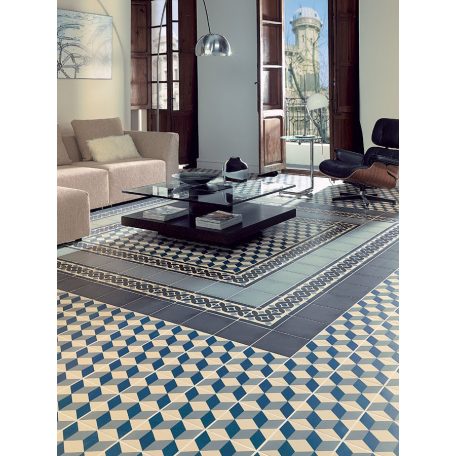 Vives 1900 Güell-1 20X20 Cementlap Mintás Járólap