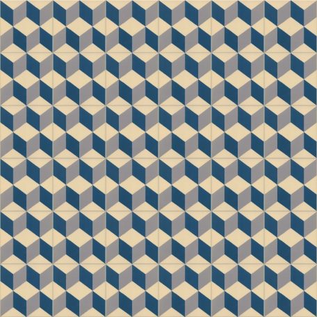 Vives 1900 Güell-1 20X20 Cementlap Mintás Járólap