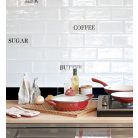 Artisan Negro 10x20 rusztikus metro csempe