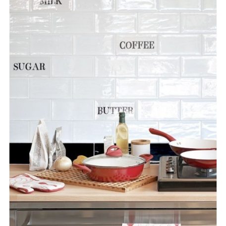 Artisan Negro 10x20 rusztikus metro csempe