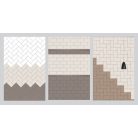 Artisan Negro 10x20 rusztikus metro csempe