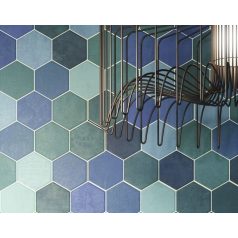 Realonda Hex Aquamarine 26,5x51 hexagon mintás járólap