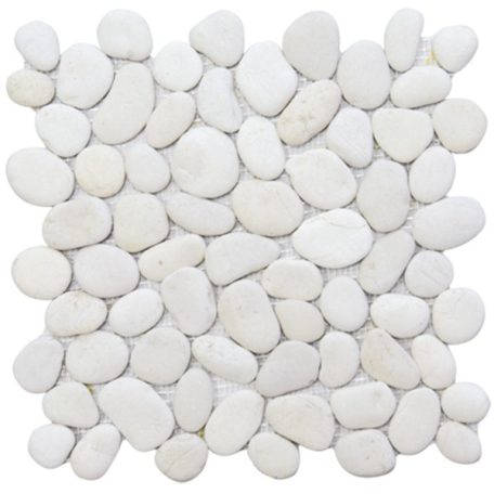 Piedra Extra blanca 30x30 kavicsmozaik