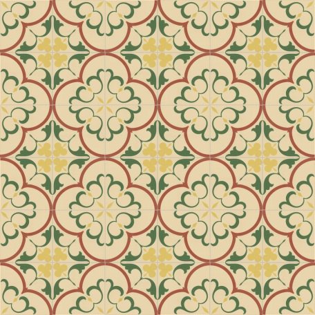 Vives 1900 Gaudi - 1 20X20 Cementlap Mintás Járólap