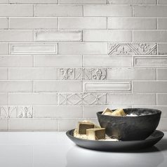 Ragno Eden Decoro Tin Bianco 7x28 