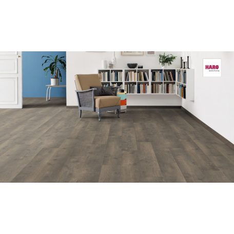 Oak Bergamo Carbon Gran laminált padló Silent CT hangszigeteléssel 193 x 1282