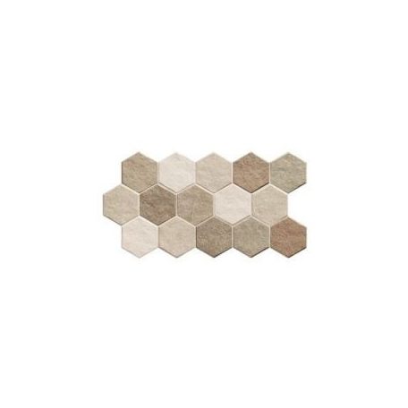 Stonegenge Hex Earth 26,5x51 hexagon mintás járólap